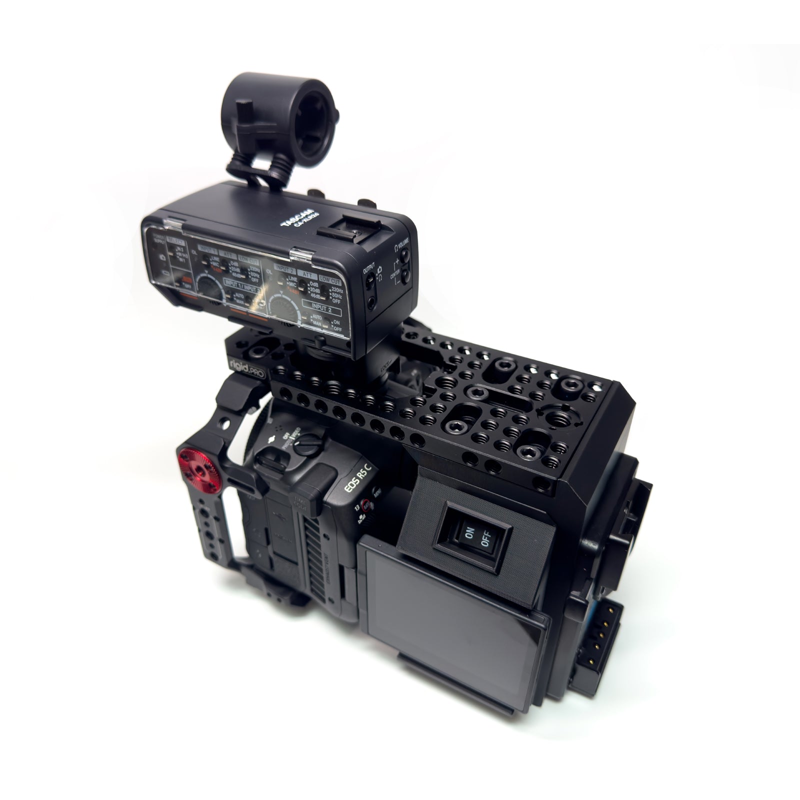 Canon R5/R5C/R6 Cinerig Base – Rigid PRO Camera Cinema Rigs Canon R5/R5C/R6 Cinerig Base – Rigid PRO Camera Cinema Rigs
