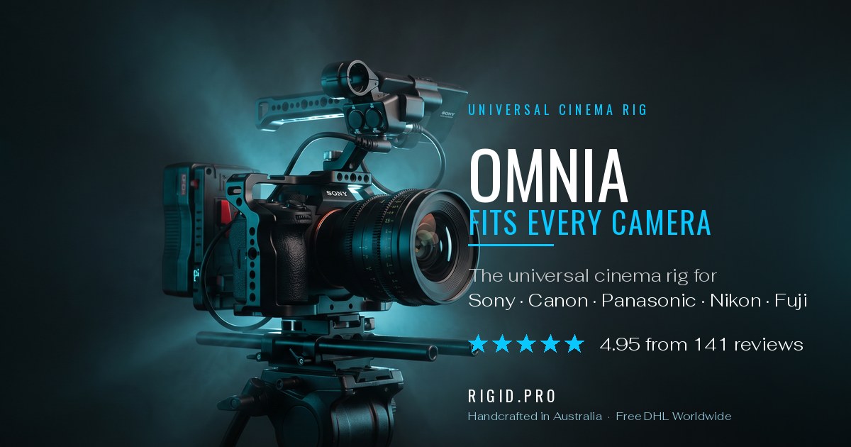 OMNIA Universal Cinerig – Rigid PRO Camera Cinema Rigs